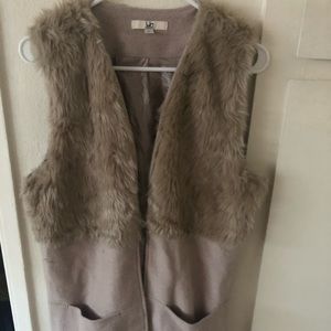 Long Cardigan with fur